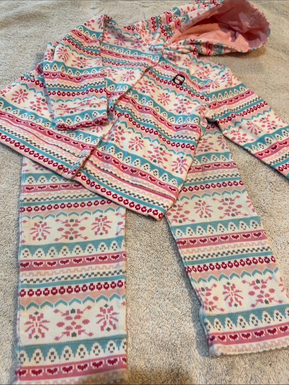 Gymboree Fair Isle Hooded Sweater & Pants Set – 12–18M – Winter 2016